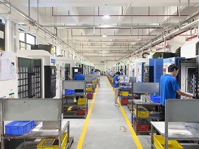 Precision manufacturing line