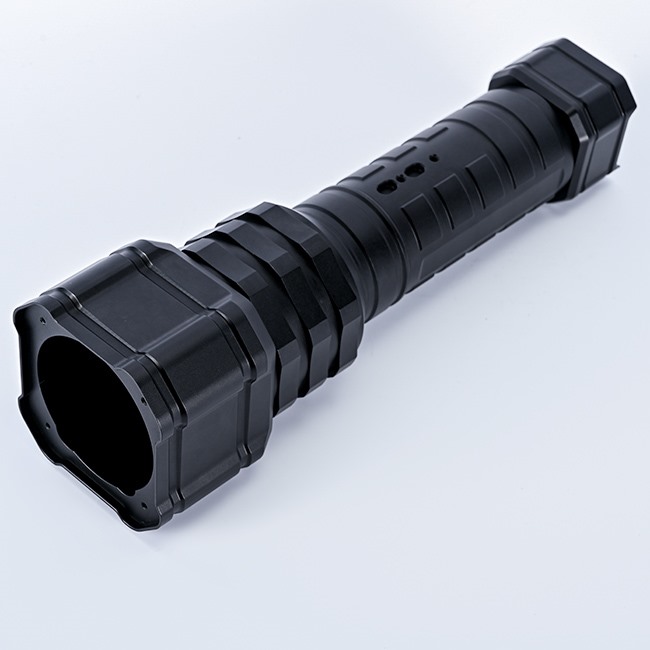 LED police flashlight aluminum shell 